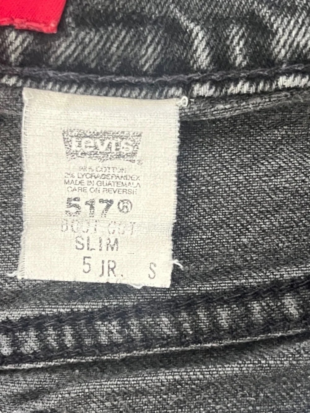 Levis 517 Boot Cut Jeans Junior's Size 5 Short Dark Wash Slim Fit Stretch